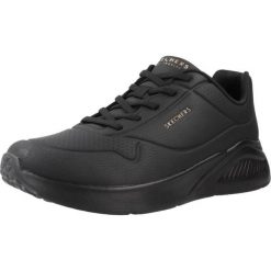 Buty do chodzenia damskie Skechers Uno Lite. Czarne obuwie sportowe damskie Skechers, bez wzorów, ze skóry ekologicznej, bez zapięcia, trekkingowe, Skechers Sport. Za 319.25 zł.