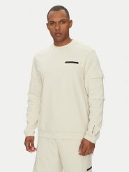 EA7 Emporio Armani Bluza 7M000324 AF12660 U1112 Écru Regular Fit. Bluzy męskie EA7 Emporio Armani, m, bez wzorów, z bawełny, bez ramiączek, bez kaptura. Za 449.99 zł.