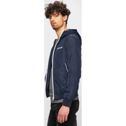 Jack & Jones - Kurtka. Niebieskie kurtki męskie Jack & Jones, l, bez wzorów, z materiału, z kapturem. W wyprzedaży za 119.90 zł.