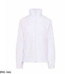 JHK - Bluza polarowa damska, taliowana, z suwakiem i dwoma zapinanymi kieszeniami biały XS. Białe bluzy damskie JHK, xs, bez wzorów, z polaru, bez ramiączek, bez kaptura. Za 54.92 zł.