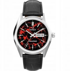 Zegarek Timex Zegarek męski Timex TW2Y55700 czarny. Czarne zegarki męskie Timex, bez wzorów. Za 999.00 zł.