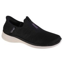 Buty sportowe Sneakersy damskie, Skechers Go Walk 6 - Fabulous View. Czarne obuwie sportowe damskie Skechers, bez wzorów, bez zapięcia, trekkingowe. Za 389.99 zł.