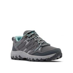 Second Life - Buty turystyczne damskie Columbia Redmont WTP - Stan Doskonały. Niebieskie obuwie trekkingowe damskie Columbia, z kauczuku, bez zapięcia. Za 339.99 zł.