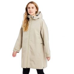 Damska kurtka wodoodporna Protest Prttislit. Brązowe kurtki sportowe damskie Protest, s, bez wzorów, bez ramiączek, bez kaptura, do biegania. Za 729.65 zł.
