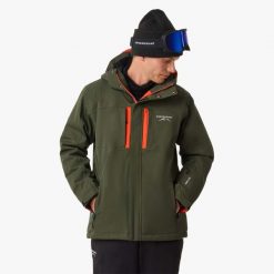 Kurtka narciarska męska Swedemount St. Anton Jacket SR wodoodporna. Brązowe kurtki sportowe męskie SWEDEMOUNT, na zimę, m, bez wzorów, z tkaniny, bez kaptura, narciarskie. Za 447.00 zł.