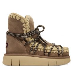 Śniegowce Mou. Szare śniegowce damskie Mou, bez zapięcia. Za 1,139.00 zł.