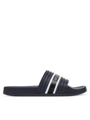 Emporio Armani Klapki XVPS14 XR277 U533 Granatowy. Niebieskie klapki męskie Emporio Armani, bez wzorów, z tworzywa sztucznego, bez zapięcia. Za 249.99 zł.