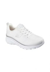 Buty SKECHERS FASHION FIT 2.0 MOONLIGHT Biały. Białe obuwie trekkingowe damskie Skechers, z materiału, bez zapięcia. Za 267.99 zł.