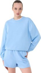 Bluza damska 4F F1765 błękitna 4FWMM00TSWSF1765 32S XL. Niebieskie bluzy damskie 4F, s, bez wzorów, bez ramiączek, bez kaptura. Za 97.49 zł.