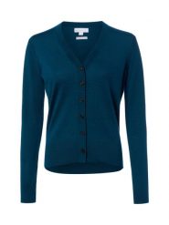 Brookshire sweter z wełny merynosowej Kobiety Wełna niebieski, M. Niebieskie kardigany damskie brookshire, m, bez wzorów, z wełny, bez kołnierzyka. Za 299.95 zł.