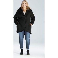 Czarna bluza z kapturem oversize duże rozmiary PLUS SIZE JESIEŃ. Czarne bluzy damskie Moda Size Plus Iwanek, na jesień, plus size, z aplikacjami, z bawełny, biznesowe, bez ramiączek, z kapturem. Za 169.00 zł.