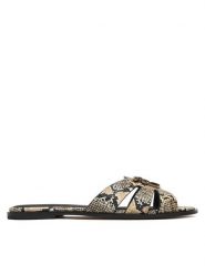 PINKO Klapki Milly 04 SD0463 P042 Beżowy. Brązowe klapki damskie Pinko, bez wzorów, ze skóry, bez obcasa, bez zapięcia. Za 919.99 zł.