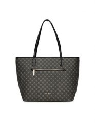 Nine West Torebka JH6389-NW Czarny. Czarne shopperki damskie Nine West, bez wzorów, z materiału, bez dodatków. Za 249.99 zł.