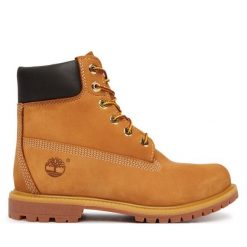 Trapery Timberland. Brązowe trapery damskie Timberland, bez zapięcia. Za 1,099.00 zł.