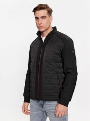 Guess Kurtka przejściowa M3BL11 WFOO0 Czarny Regular Fit. Czarne kurtki męskie Guess, m, z aplikacjami, z syntetyku, bez kaptura. Za 679.99 zł.