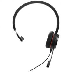 Jabra Evolve 20SE UC Mono Zestaw słuchawkowy Przewodowa Opaska na głowę Biuro/centrum telefoniczne USB Typu-A Bluetooth Czarny. Czarne słuchawki bezprzewodowe JABRA. Za 204.99 zł.