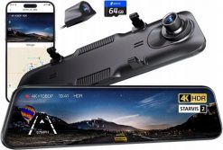 Wideorejestrator Dod Tech Pelsee S12 Pro Kamera Samochodowa 4K STARVIS 2 WiFi 5.8GHz ADAS BSD. Wideorejestratory Dod Tech. Za 846.00 zł.