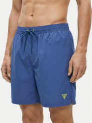 Guess Szorty kąpielowe F6GT24 WG282 Niebieski Regular Fit. Niebieskie kąpielówki męskie Guess, m, z aplikacjami, z syntetyku. Za 219.99 zł.