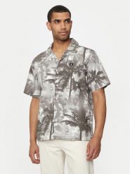Converse Koszula M Aop Resort Shirt 10026435-A01 Czarny Regular Fit. Czarne koszule męskie Converse, l, bez wzorów, z bawełny, bez kołnierzyka, bez ramiączek. Za 199.99 zł.