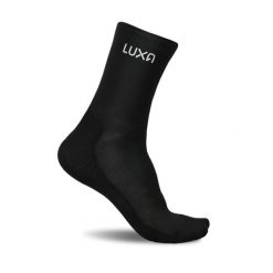 Skarpety Rowerowe LUXA Logo. Czarne skarpetki damskie LUXA, bez wzorów, z elastanu. Za 69.00 zł.