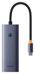 Baseus UltraJoy 5-Port 5w1 (1xHDMI4K@30Hz + 4xUSB 3.0) Szary. Stacje dokujące Baseus. Za 82.00 zł.
