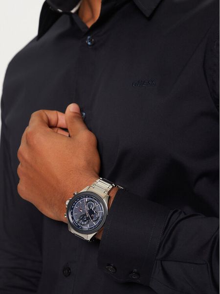 Tommy Hilfiger Zegarek Clark 1792080 Srebrny. Szare, analogowe zegarki męskie Tommy Hilfiger, bez wzorów, srebrne. Za 819.99 zł.