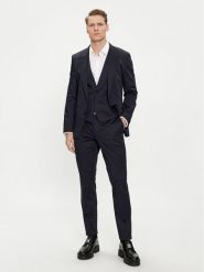 Hugo Garnitur Henry/Getlin242V2X 50513585 Granatowy Regular Fit. Niebieskie garnitury męskie Hugo, m, bez wzorów, z syntetyku. Za 2,399.00 zł.