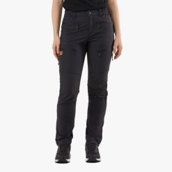 Spodnie outdoor Hiking damska Swedemount Lofoten Stretch Pants szybkoschnące. Czarne spodnie sportowe damskie SWEDEMOUNT, na lato, bez wzorów, z tkaniny, sportowe, outdoorowe. Za 399.99 zł.