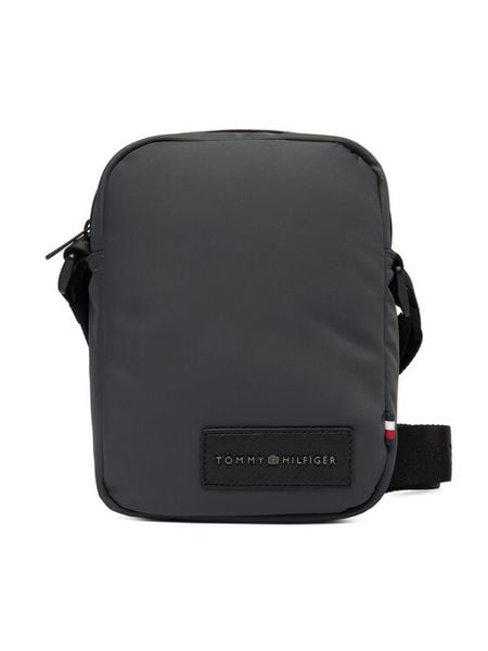 Tommy Hilfiger Saszetka Th Repreve Mini Reporter AM0AM14009 Szary. Szare torby na ramię męskie Tommy Hilfiger, z materiału. Za 289.99 zł.