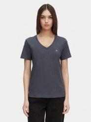Calvin Klein Jeans T-Shirt Archive LV047B205G Szary ciemny Regular Fit. Szare t-shirty damskie Calvin Klein Jeans, l, bez wzorów, z bawełny, bez kołnierzyka, bez ramiączek. Za 149.99 zł.