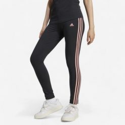Legginsy fitness damskie ADIDAS. Czarne legginsy damskie Adidas, bez wzorów, z bawełny. Za 69.99 zł.