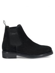 Gant Sztyblety 31653106 Czarny. Czarne botki męskie GANT, bez wzorów, ze skóry, bez obcasa, bez zapięcia. Za 569.99 zł.