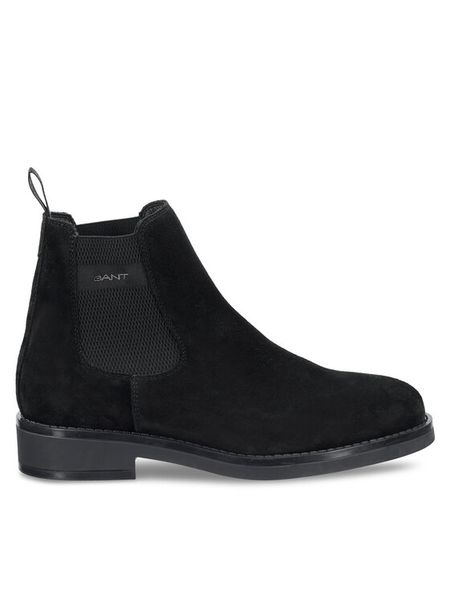 Gant Sztyblety 31653106 Czarny. Czarne botki męskie GANT, bez wzorów, ze skóry, bez obcasa, bez zapięcia. Za 769.99 zł.