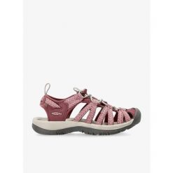 Sandały damskie Keen Whisper. Czerwone sandały damskie Keen, bez wzorów, bez obcasa, bez zapięcia. Za 350.99 zł.