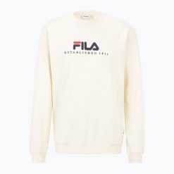 Bluza FILA Bollwiller. Białe bluzy damskie Fila, l, bez wzorów, z bawełny, klasyczne, bez ramiączek, bez kaptura. Za 179.99 zł.