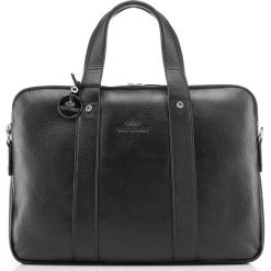 Torba na laptopa. Czarne torby na laptopa damskie Wittchen, bez wzorów, ze skóry, z tłoczeniem. Za 1,399.00 zł.