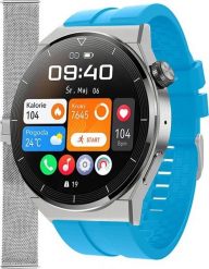 Smartwatch Enter SAT.111.537.1411-SET Niebieski. Niebieskie zegarki smartwatch Enter, bez wzorów. Za 299.00 zł.