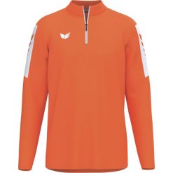 Erima Intro Bluza Treningowa Junior Pomarańczowa. Brązowe bluzy damskie 55PROTEC, s, bez wzorów, z materiału, bez ramiączek, bez kaptura. Za 184.00 zł.
