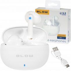 Słuchawki Blow SŁUCHAWKI BEZPRZEWODOWE DOUSZNE BLUETOOTH ANC MIKROFON SPORTOWE POWERBANK. Słuchawki bezprzewodowe Blow. Za 88.00 zł.