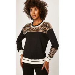 Silvian Heach - Bluza. Czarne bluzy damskie Silvian Heach, m, z aplikacjami, z bawełny, klasyczne, bez ramiączek, bez kaptura. Za 469.90 zł.