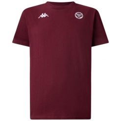 T-shirt Union Bordeaux-Bègles LA84 UBB. Czerwone t-shirty damskie Kappa, bez wzorów, sportowe, bez kołnierzyka, bez ramiączek. Za 293.00 zł.