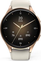 Smartwatch Hama 8900 Beżowy (001786130000). Brązowe zegarki smartwatch Hama, bez wzorów. Za 329.00 zł.