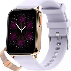 Smartwatch Gravity GT17-3 Różowe Złoto Fioletowy. Czerwone zegarki smartwatch Gravity, bez wzorów. Za 154.96 zł.