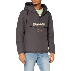 Kurtka turystyczna męska Napapijri Shade. Szare kurtki męskie Napapijri, na zimę, m, bez wzorów, z poliamidu, z kapturem. W wyprzedaży za 784.00 zł.