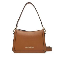 Torebka Valentino. Brązowe listonoszki damskie Valentino, bez wzorów, bez dodatków. Za 299.99 zł.