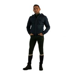 Bluza Flags&Cup Sauvo. Niebieskie bluzy męskie FLAGS&CUP, bez wzorów, sportowe, bez ramiączek, bez kaptura. Za 434.00 zł.