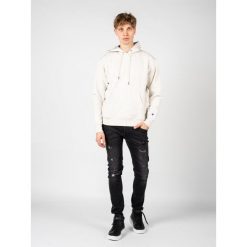Bluza trekking męska Hoodie. Szare bluzy męskie Champion, m, bez wzorów, z bawełny, bez kaptura, trekkingowe. Za 166.00 zł.