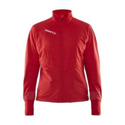 Damska kurtka narciarska Craft Adv Nordic Club. Czerwone kurtki sportowe damskie Craft, na zimę, l, bez wzorów, bez ramiączek, bez kaptura, narciarskie. W wyprzedaży za 335.00 zł.