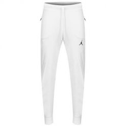 Spodnie sportowe męskie Nike Jordan. Białe spodnie sportowe męskie Nike, m, bez wzorów, z dresówki, trekkingowe. Za 309.99 zł.