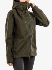 Kurtka damska Fjallraven Keb Eco-Shell Jacket. Zielone kurtki sportowe damskie Fjällräven, m, bez wzorów, z materiału, bez ramiączek, bez kaptura, trekkingowe. Za 2,339.45 zł.